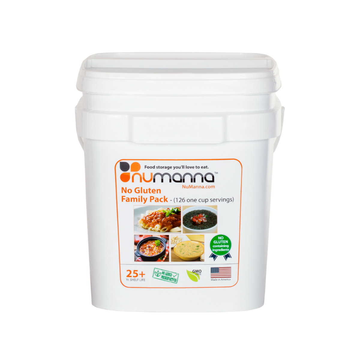 NuManna No-Gluten Family Pack - 126 servings