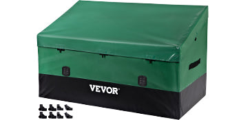 VEVOR Outdoor Storage Box Patio Deck Box 150 Gallon Waterproof PE Tarpaulin