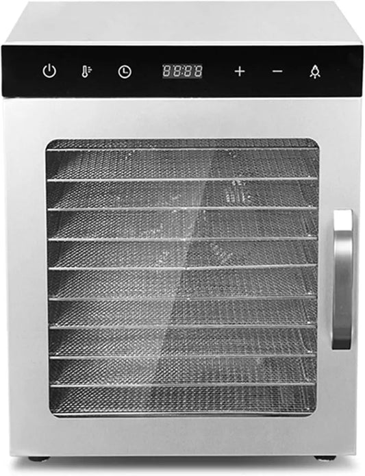 Mountain Essentials 10 Trays Food Dehydrator Machine 800W Digital Timer with Recipe Book