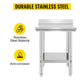 24" X 24" Commercial Stainless Steel Work Table Bench Prep Kitchen Restaurant