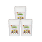 NuManna Triple Grab-n-Go - 3 Grab n Go Buckets, 240 Total Servings