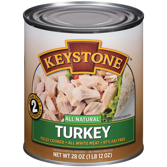 Keystone Meats All Natural Canned Turkey, 28 Ounce