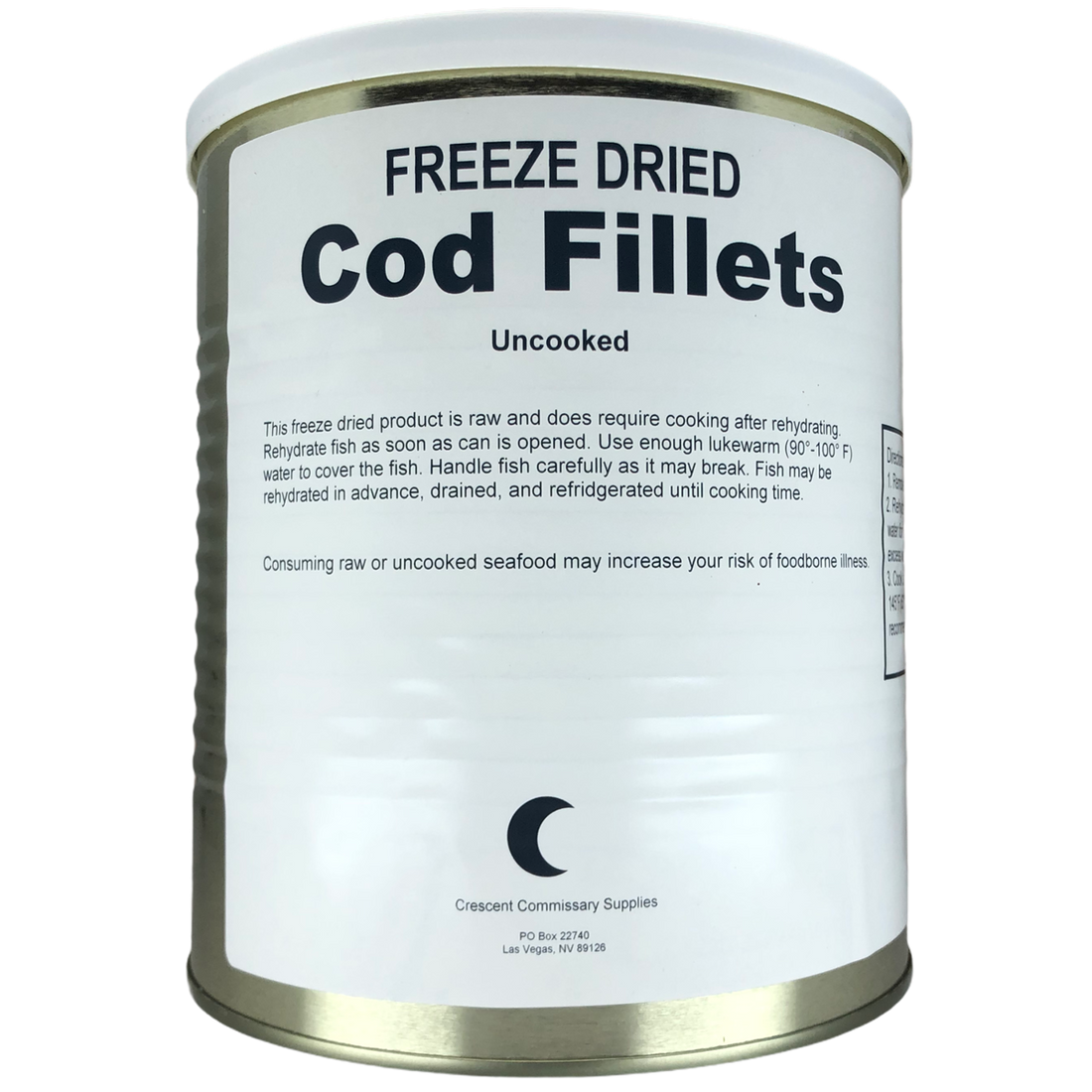 Military Surplus Freeze Dried Canned Cod Fish Fillets – Safecastle