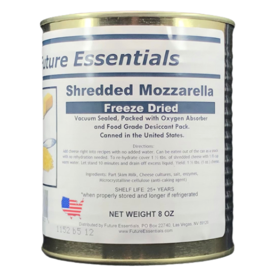 Future Essentials Freeze Dried Mozzarella Cheese