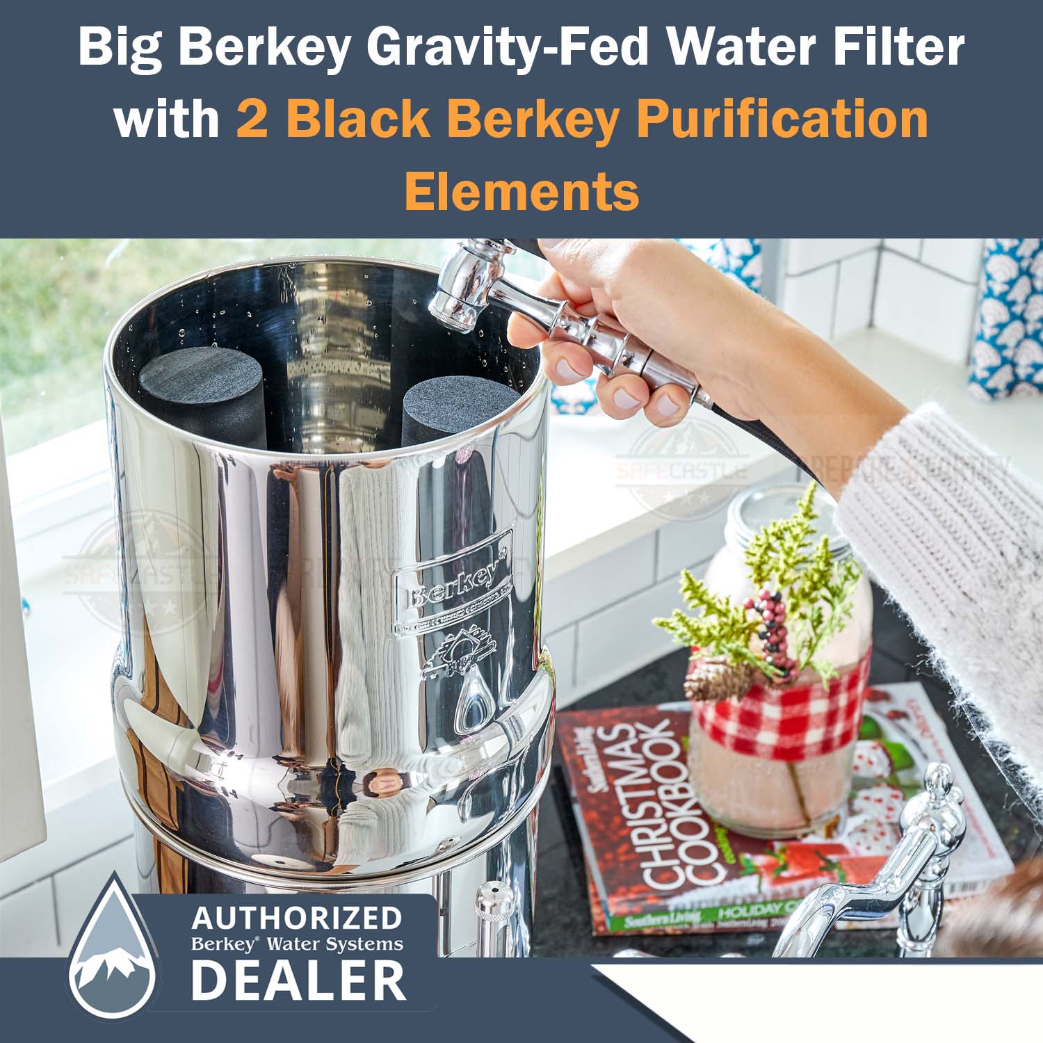 The Berkey Big Berkey® System with 4 Filters – Water Filtration System
