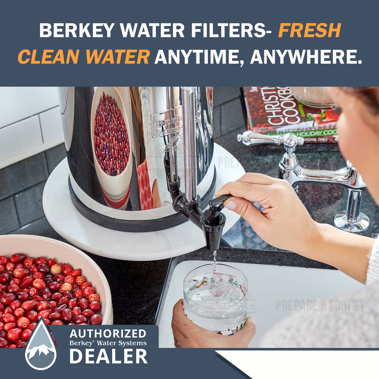 Big Berkey Water Filter - Trusted & Warrantied Filtration